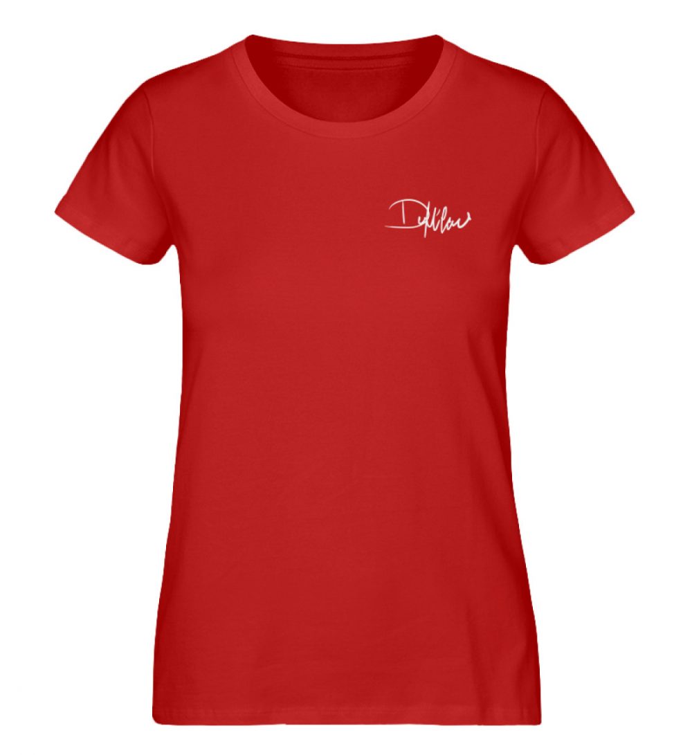 Der Milow | Damen T-Shirt (Signature weiss) - Damen Organic Shirt-4