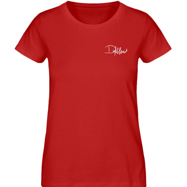 Der Milow | Damen T-Shirt (Signature weiss) - Damen Organic Shirt-4